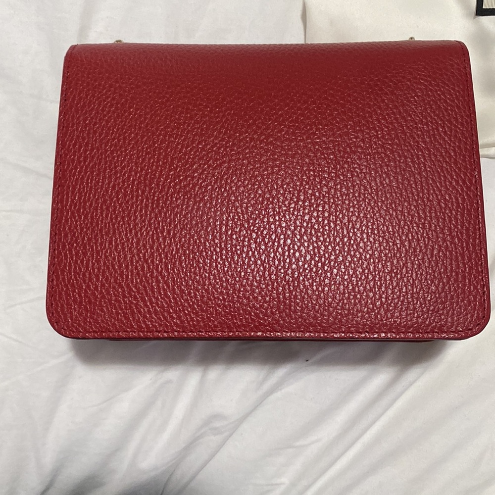 Authentic Gucci Interlocking Leather Bag- Red - image 3